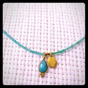 Gemstone Necklace Emerald -Satya Jewelry